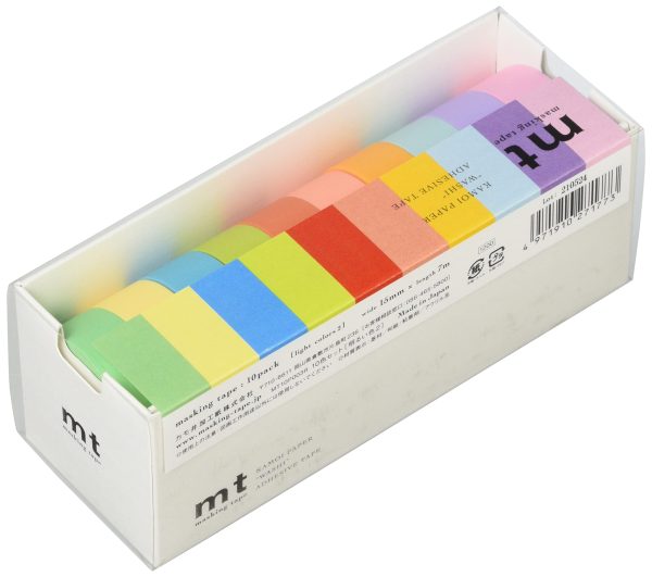 Kamoi Kakoshi Masking Tape 15Mm X 7M 10-Color Set From Japan - Mt10P003R Hot on Sale - Image 2