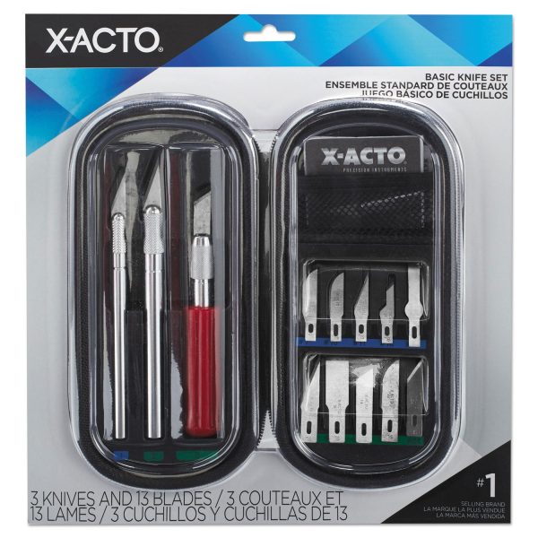Knife Set, 3 Knives, 10 Blades, Carrying Case Online Hot Sale - Image 5
