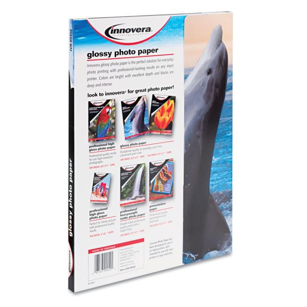 Glossy Photo Paper, 7 mil, 8.5 x 11, Glossy White, 50 Pack on Sale - Image 3