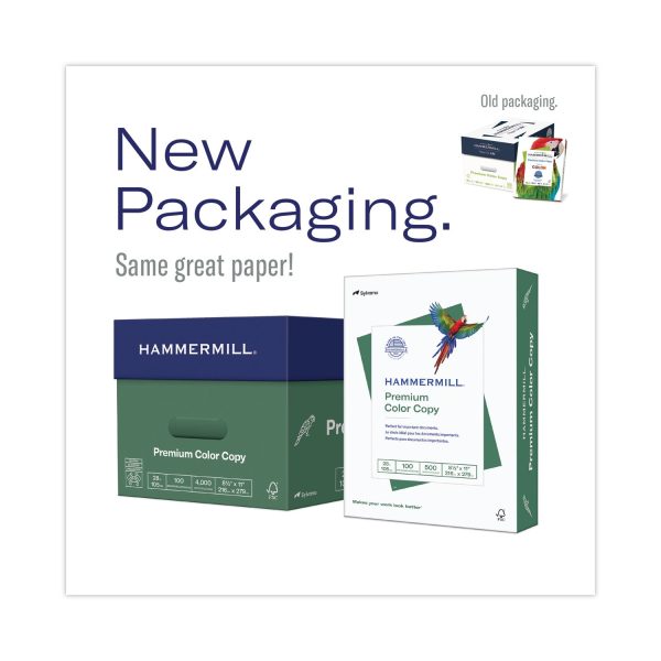 Premium Color Copy Print Paper, 100 Bright, 28 lb Bond Weight, 8.5 x 11, Photo White, 500 Ream For Sale - Image 2