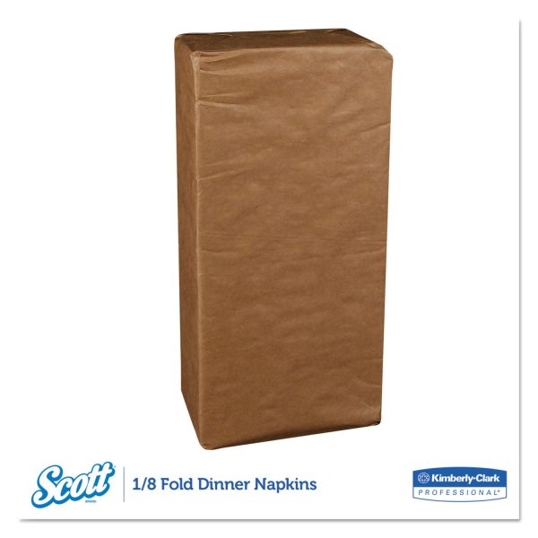 1 8-Fold Dinner Napkins, 2-Ply, 17 x 14 63 100, White, 300 Pack, 10 Packs Carton Online now - Image 2
