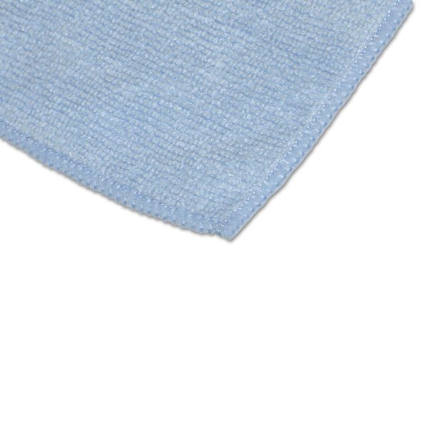 Large-Sized Microfiber Towels Two-Pack, 15 x 15, Unscented, Blue, 2 Pack Online now - Image 2