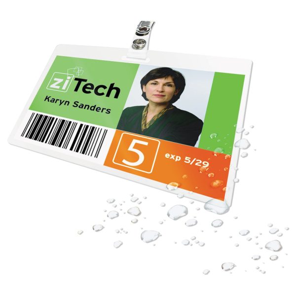 UltraClear Thermal Laminating Pouches, 5 mil, 3.88  x 2.63 , Gloss Clear, 100 Box Sale - Image 3