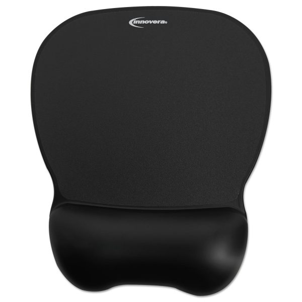 Gel Mouse Pad with Wrist Rest, 9.62 x 8.25, Black on Sale - Image 2
