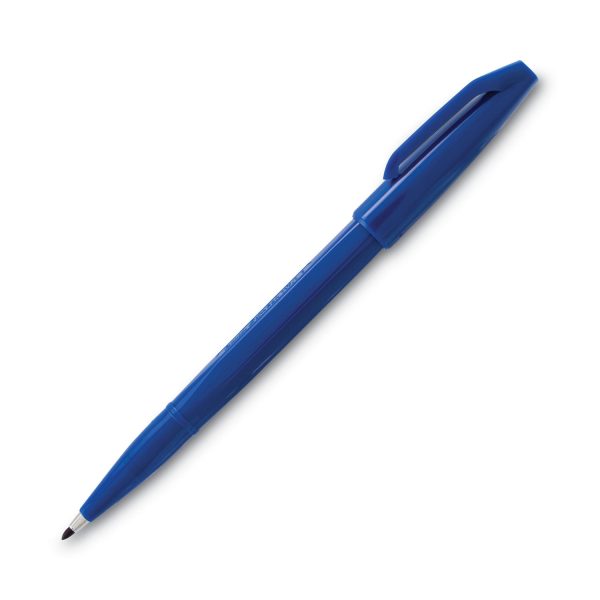 Sign Pen Fine Point Color Marker, Extra-Fine Bullet Tip, Blue, Dozen Sale - Image 4