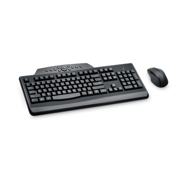 Pro Fit Wireless Media Desktop Set, 2.4 GHz Frequency 30 ft Wireless Range, Black For Discount - Image 2