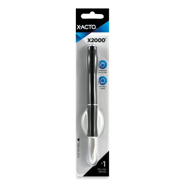 X2000 No-Roll Rubber Barrel Knife with #11 Replaceable Blade and Safety Cap Cheap