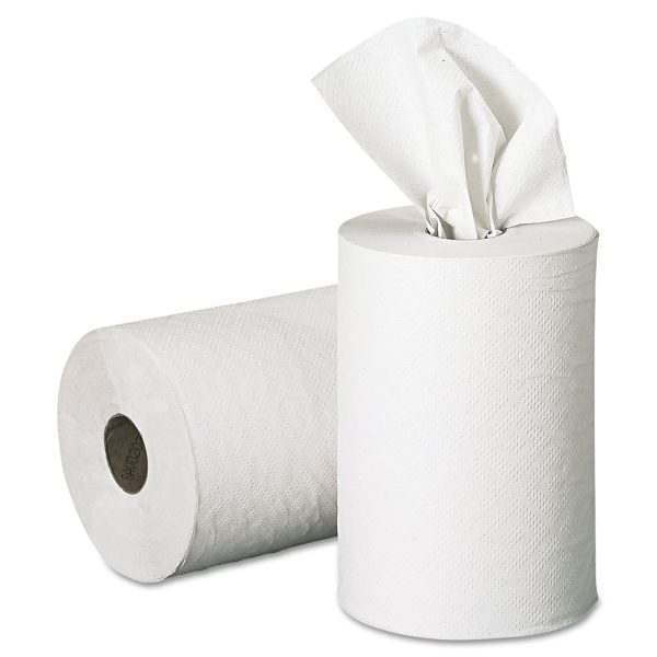 Pacific Blue Basic Nonperforated Paper Towels, 1-Ply, 7.88  x 350 ft, White, 12 Rolls Carton Sale