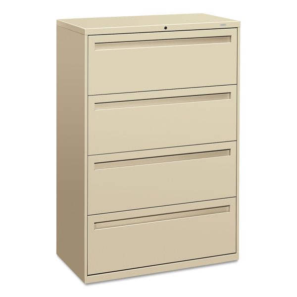 Brigade 700 Series Lateral File, 4 Legal Letter-Size File Drawers, Putty, 36  x 18  x 52.5 Hot on Sale