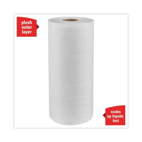 L40 Towels, Small Roll, 10.4 x 11, White, 70 Roll, 24 Rolls Carton Supply - Image 4