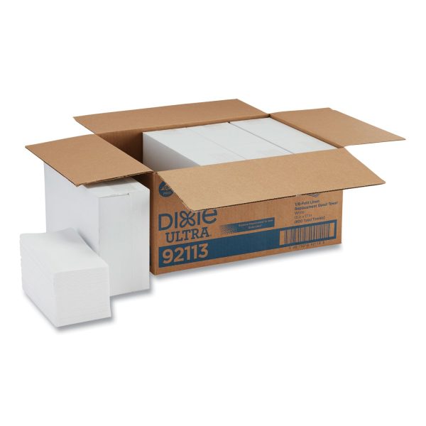 1 6-Fold Linen Replacement Towels, 13 x 17, White, 200 Box, 4 Boxes Carton Online Sale