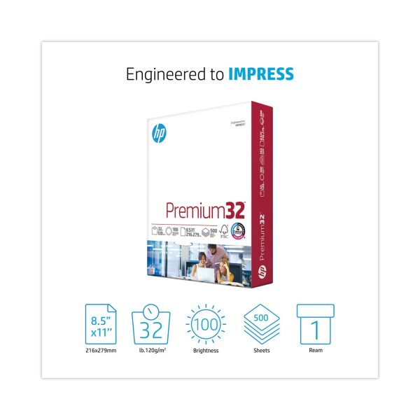 Premium Choice LaserJet Paper, 100 Bright, 32 lb Bond Weight, 8.5 x 11, Ultra White, 500 Ream Online Hot Sale - Image 2