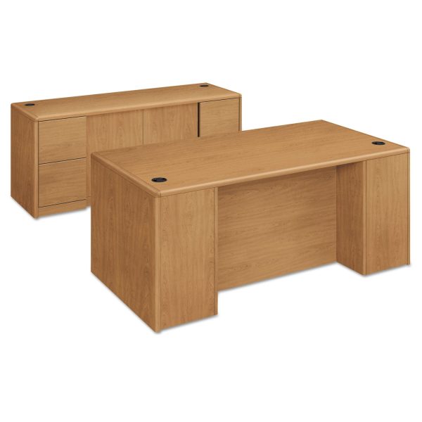 10700 Series Credenza w Doors, 72w x 24d x 29.5h, Harvest For Sale - Image 2