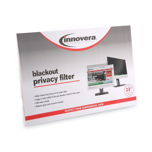 Blackout Privacy Filter for 23  Widescreen Flat Panel Monitor, 16:9 Aspect Ratio For Discount - Image 2