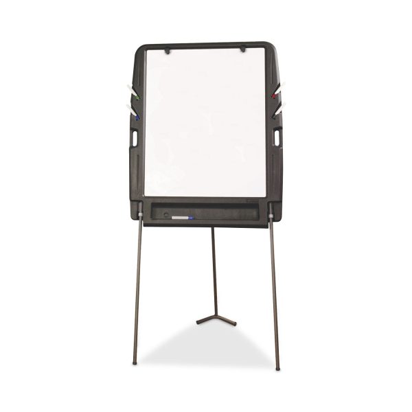 Ingenuity Portable Flipchart Easel with Dry Erase Surface, 35 x 30, 73  Tall Easel, Charcoal Polyethylene Frame Online Hot Sale