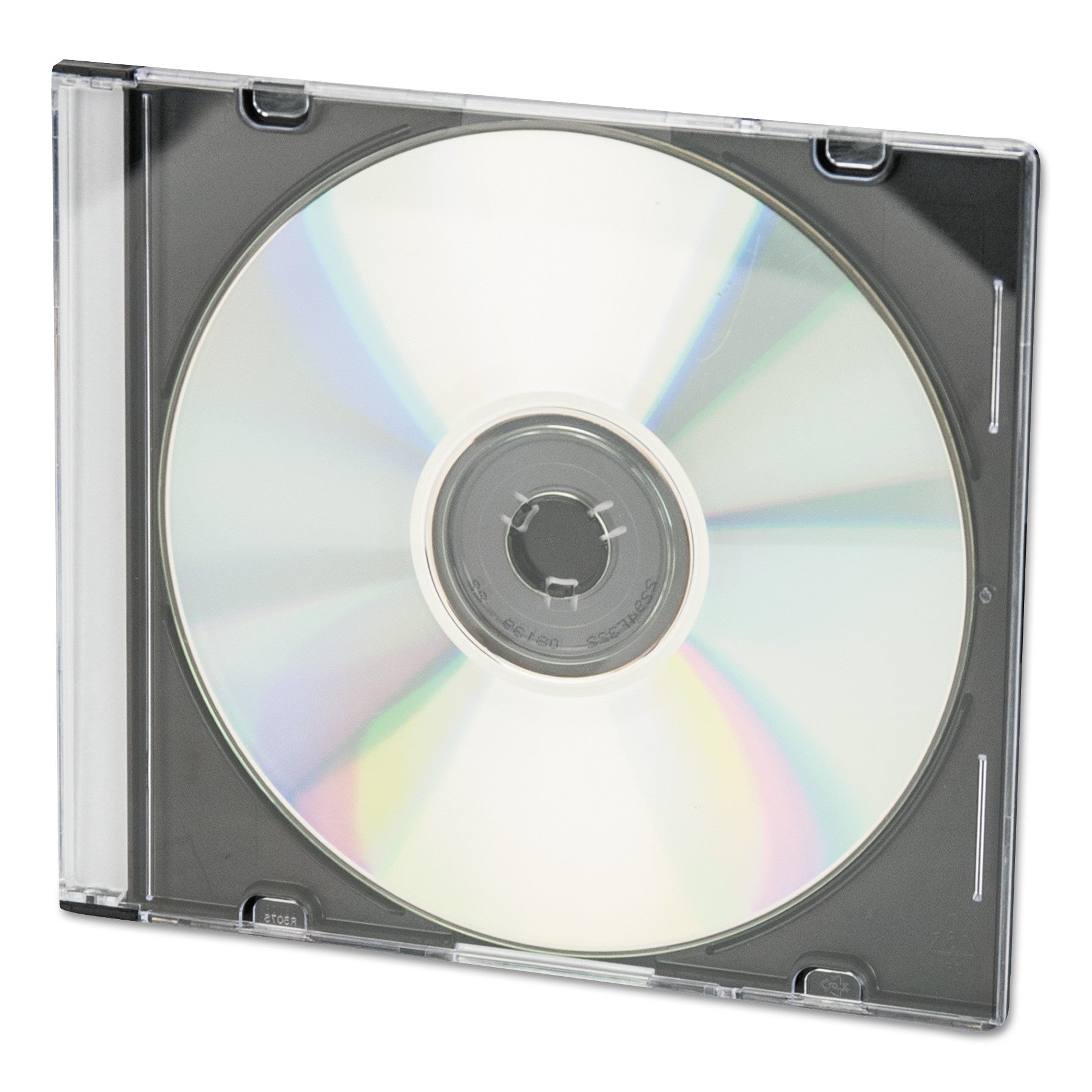CD DVD Slim Jewel Cases, Clear Black, 50 Pack For Sale