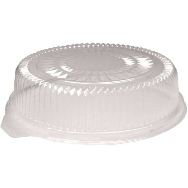 Plastic Dome Lids, Embossed, Fits 4012 4013, 12  Diameter, 25 Carton For Sale