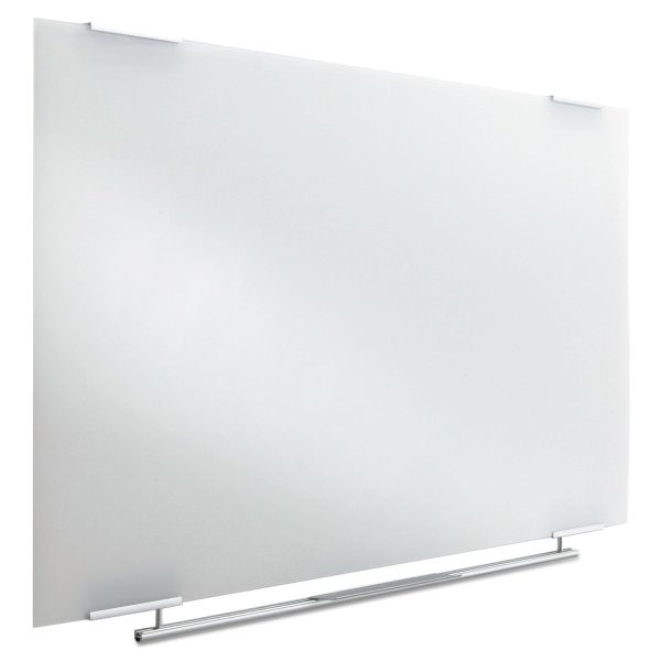 Clarity Glass Dry Erase Board with Aluminum Trim, 48 x 36, White Surface For Discount - Image 4