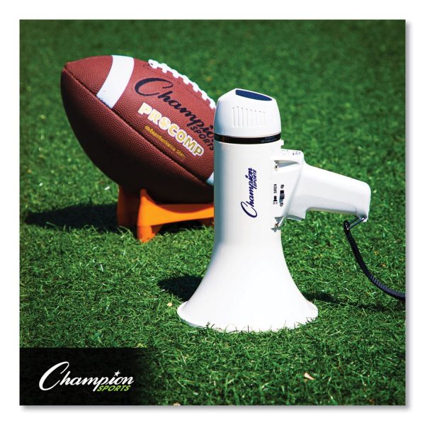 Megaphone, 4 W to 8 W, 400 yds Range, White Fashion - Image 5