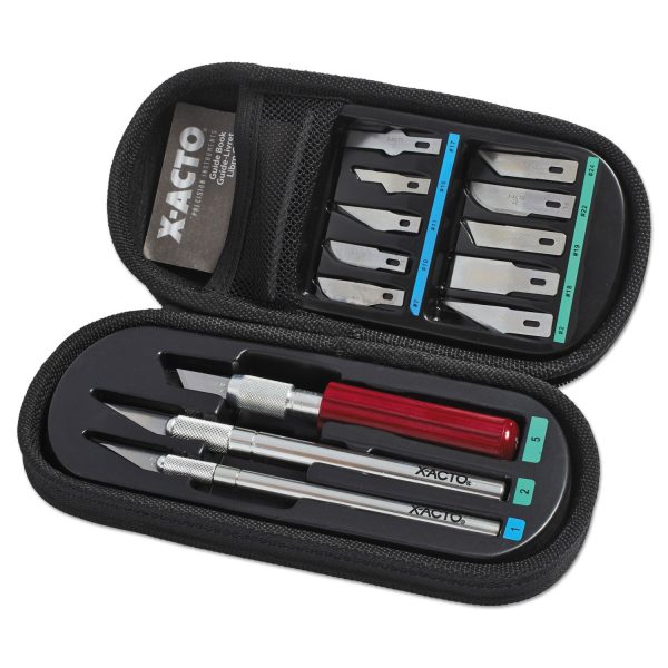Knife Set, 3 Knives, 10 Blades, Carrying Case Online Hot Sale