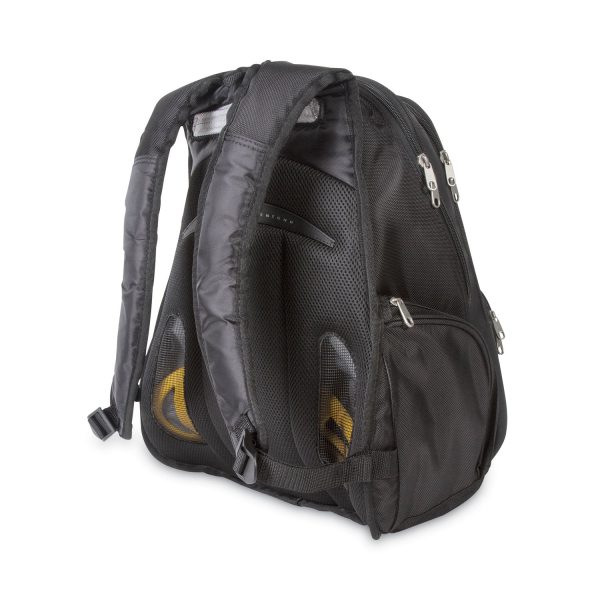 Contour Laptop Backpack, Fits Devices Up to 17 , Ballistic Nylon, 15.75 x 9 x 19.5, Black Cheap - Image 3