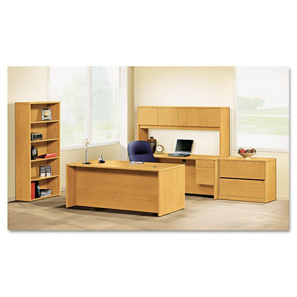10500 Series Double 3 4-Height Pedestal Desk, Left and Right: Box File, 72  x 36  x 29.5 , Harvest Fashion - Image 2