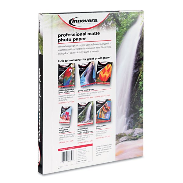 Heavyweight Photo Paper, 11 mil, 8.5 x 11, Matte White, 50 Pack Online now - Image 3