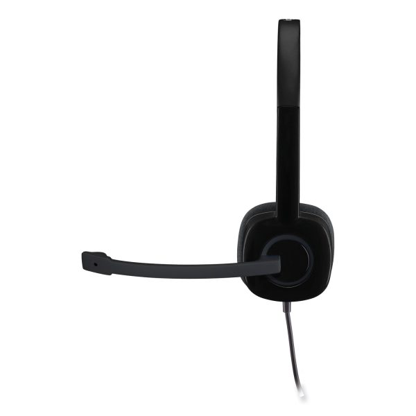 H151 Binaural Over The Head Headset, Black Online Sale - Image 3