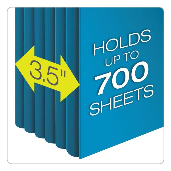 SureHook Hanging Pocket File, Letter Size, 1 5-Cut Tabs, Assorted Colors, 4 Pack Sale - Image 2