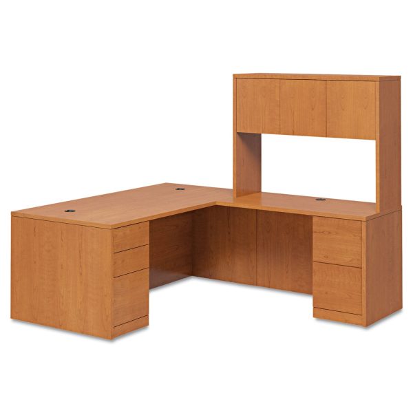 10500 Series  L  Workstation Left Pedestal Desk with Full-Height Pedestal, 72  x 36  x 29.5 , Harvest Fashion - Image 2