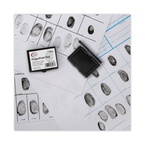 Inkless Fingerprint Pad, 2.25  x 1.75 , Black Sale - Image 2