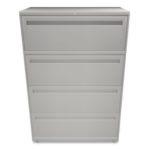 Brigade 700 Series Lateral File, 4 Legal Letter-Size File Drawers, Light Gray, 36  x 18  x 52.5 Online Sale - Image 2