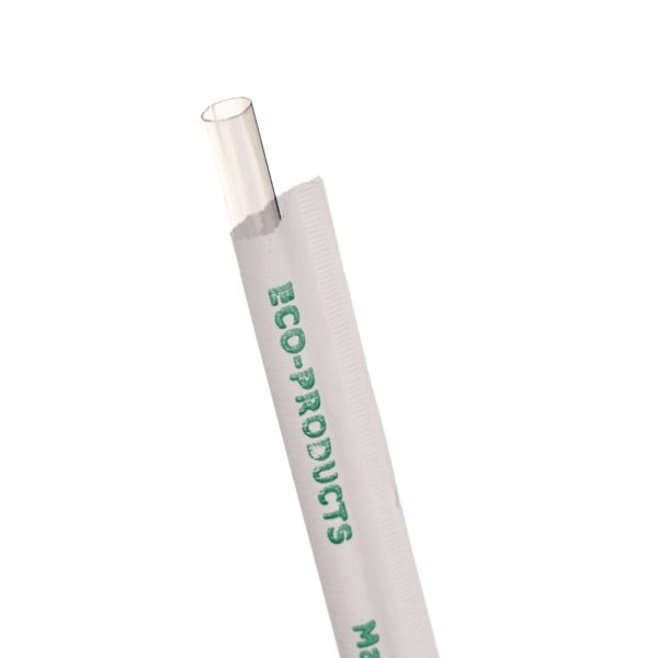 Clear Wrapped Straw, 7.75 , PLA, 400 Pack, 24 Packs Carton Online Sale