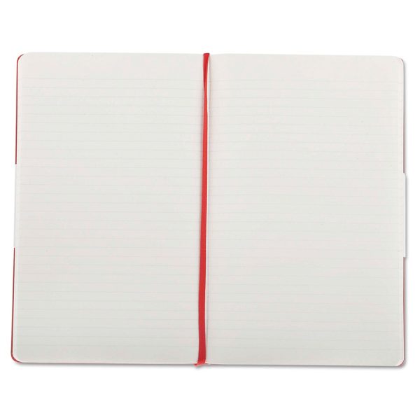 Classic Colored Hardcover Notebook, 1-Subject, Narrow Rule, Red Cover, (240) 8.25 x 5 Sheets For Discount - Image 2