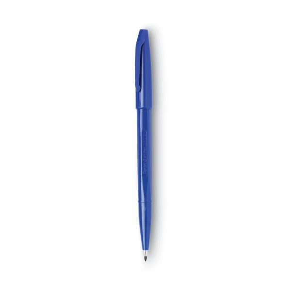 Sign Pen Fine Point Color Marker, Extra-Fine Bullet Tip, Blue, Dozen Sale - Image 3