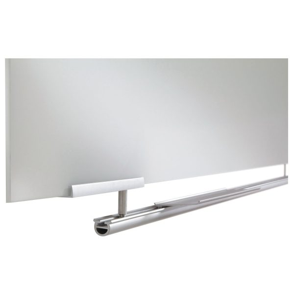 Clarity Glass Dry Erase Board with Aluminum Trim, 48 x 36, White Surface For Discount - Image 3