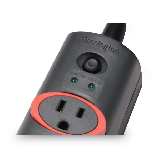 SmartSockets Color-Coded Strip Surge Protector, 6 AC Outlets, 6 ft Cord, 670 J, Black For Cheap - Image 4