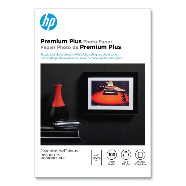 Premium Plus Photo Paper, 11.5 mil, 4 x 6, Soft-Gloss White, 100 Pack Cheap - Image 2