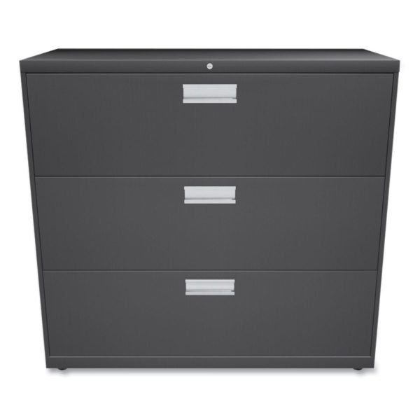Brigade 600 Series Lateral File, 3 Legal Letter-Size File Drawers, Charcoal, 42  x 18  x 39.13 Cheap - Image 2