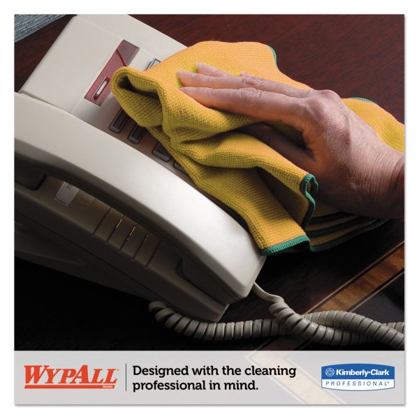 Microfiber Cloths, Reusable, 15.75 x 15.75, Yellow, 24 Carton Online - Image 3