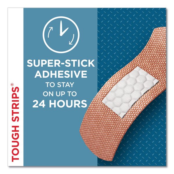 Flexible Fabric Adhesive Tough Strip Bandages, 1 x 4, 20 Box For Discount - Image 3