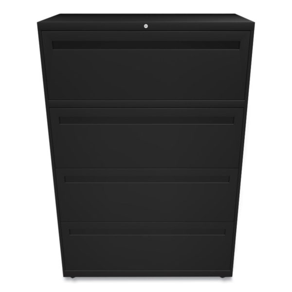 Brigade 700 Series Lateral File, 4 Legal Letter-Size File Drawers, Black, 36  x 18  x 52.5 on Sale - Image 2