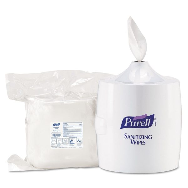 Hand Sanitizer Wipes Wall Mount Dispenser, 1,200 1,500 Wipe Capacity, 13.3 x 11 x 10.88, White Online now - Image 3
