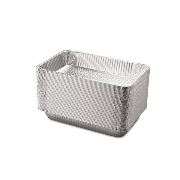 Aluminum Steam Table Pans, Full-Size Deep, 3.19  Deep, 12.19 x 20.75, 50 Carton Sale - Image 2