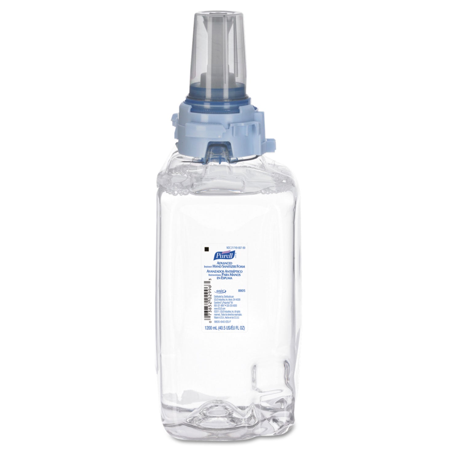 Advanced Hand Sanitizer Foam, For ADX-12, Dispensers, 1,200 mL Fragrance-Free For Sale