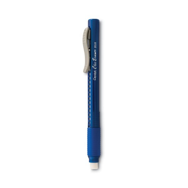 Clic Eraser Grip Eraser, For Pencil Marks, White Eraser, Blue Barrel Online Sale
