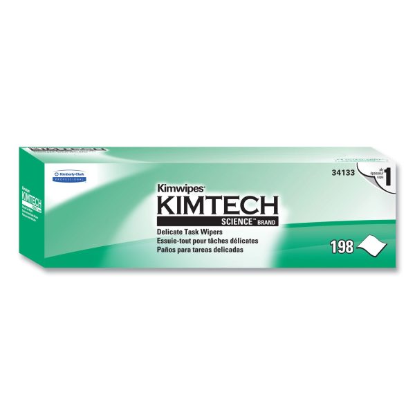 Kimwipes Delicate Task Wipers, 1-Ply, 11.8 x 11.8, Unscented, White, 198 Box, 15 Boxes Carton Online now - Image 2