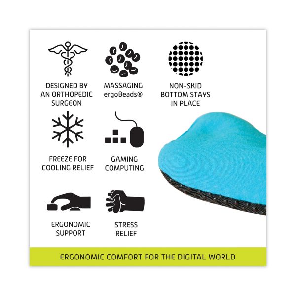 Le Petit Mouse Wrist Cushion, 4.25 x 2.5, Teal Online now - Image 5