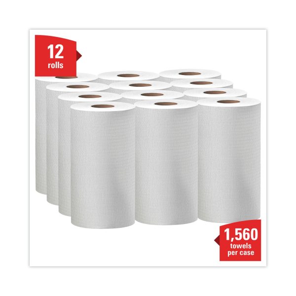 General Clean X60 Cloths, Small Roll, 9.8 x 13.4, White, 130 Roll, 12 Rolls Carton Supply - Image 4