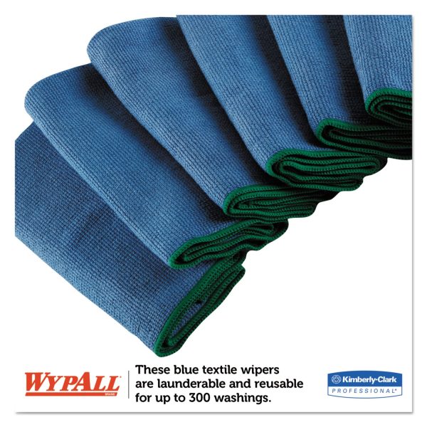 Microfiber Cloths, Reusable, 15.75 x 15.75, Blue, 24 Carton Online now - Image 4
